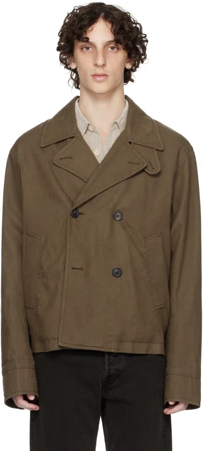 Our Legacy Taupe Dispatch Peacoat