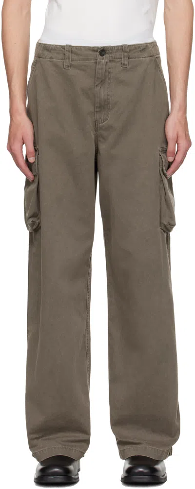 Our Legacy Taupe Mount Cargo Pants In Green