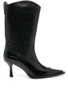 Our Legacy Pointed-toe Embossed Ankle Boots