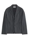 Our Legacy Textured Blazer In Gray