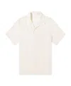 Our Legacy Textured-finish Short-sleeved Box Shirt In White