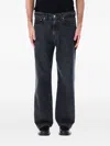 Our Legacy First Cut Pants Graphite Wave Selvedge In Blue