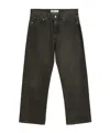 Our Legacy Straight Trousers With Belt Loops And Five-pocket Design In Black