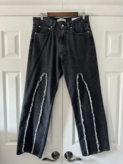 Pre-owned Our Legacy Third Cut Black Slash Denim