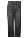Our Legacy Straight Leg Five-pocket Trousers With Belt Loops In Blue