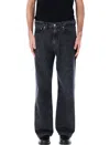 Our Legacy 25.5cm Third Cut Cotton Denim Jeans In Blue