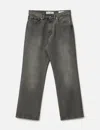 Our Legacy Third Cut Faded Straight Jeans In Gray