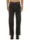 Our Legacy Brown Faded Jeans In Denim