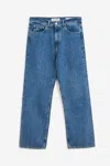Our Legacy Third Cut Logo-patch Jeans In Blue