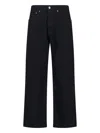 Our Legacy Straight Leg Five-pocket Trousers With Belt Loops In Black