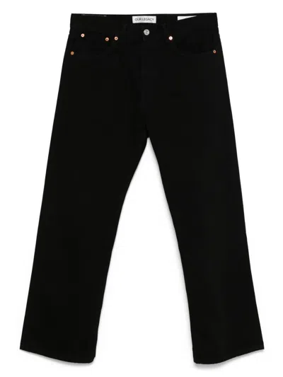 Our Legacy Third Cut Jeans In Black Selvedge