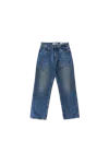 Our Legacy Mens Third Cut Relaxed Wide Leg Jeans In Blue