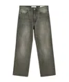 Our Legacy Third Cut Chain Twill Wide Straight Leg Jeans In Multi