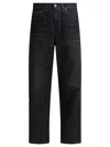 Our Legacy Straight Leg Five-pocket Trousers With Belt Loops In Blue