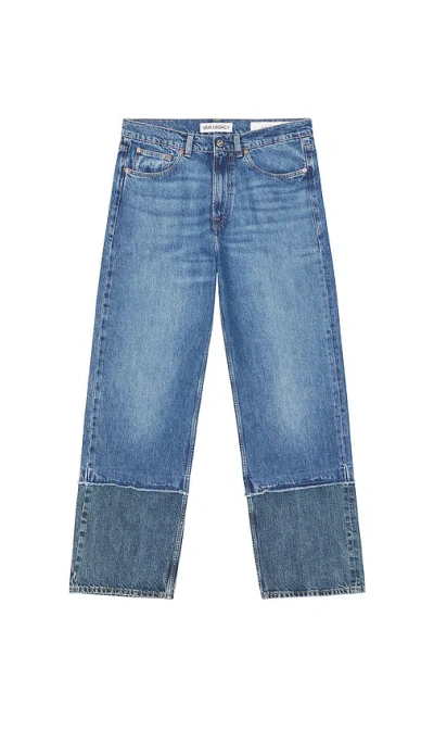 Our Legacy Regular Fit Jeans In Shelly Wash In Blue