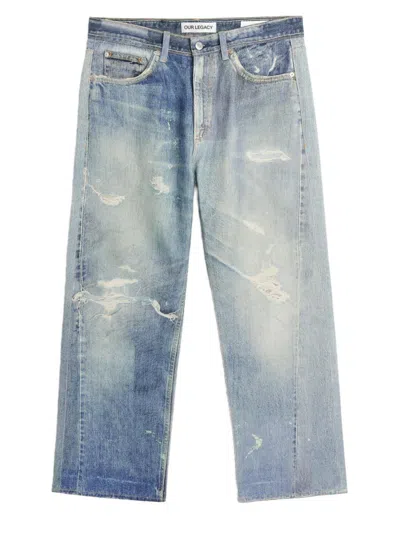 Our Legacy Third Cut Jeans In Blue