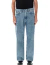Our Legacy First Cut Left Hand Twill Jeans In Blue Tech