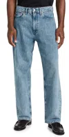 Our Legacy First Cut Left Hand Twill Jeans In Blue Tech Wash Denim
