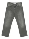 Our Legacy Chain-twill Third-cut Jeans In Gray