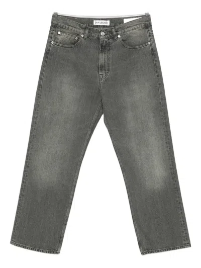 Our Legacy Chain-twill Third-cut Jeans In Gray