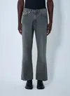 Our Legacy Third Cut Faded Straight Jeans In Gray