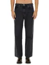 Our Legacy 25.5cm Third Cut Cotton Denim Jeans In Gray