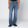 Our Legacy Straight Leg Denim Trousers With Belt Loops In Blue
