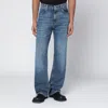 Our Legacy Straight Leg Denim Trousers With Belt Loops In Blue
