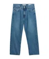 Our Legacy Third Cut Logo-patch Jeans In Blue
