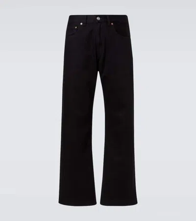 Our Legacy Third Cut Mid-rise Straight Jeans In Black