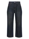 Our Legacy Straight Leg Five-pocket Trousers With Belt Loops In Blue