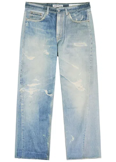OUR LEGACY OUR LEGACY THIRD CUT PRINTED STRAIGHT-LEG JEANS