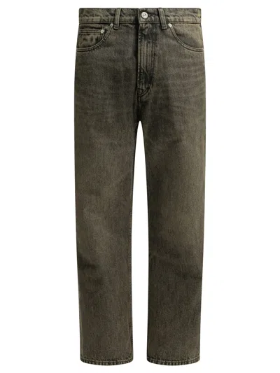 Our Legacy "third Cut" Straight Leg Jeans In Brown