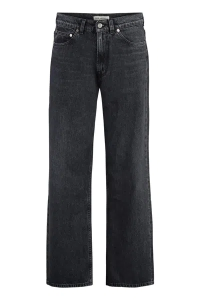 Our Legacy Third Cut Wide-leg Jeans In Black