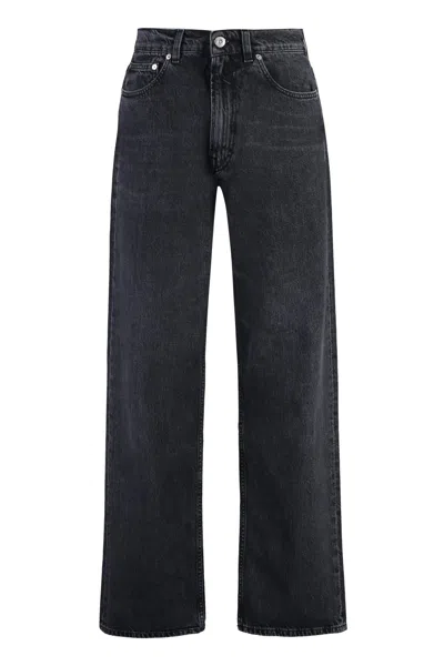 Our Legacy Third Cut Wide-leg Jeans In Grey