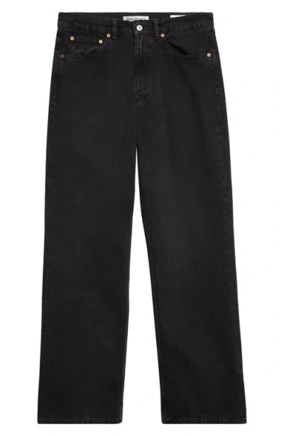 Our Legacy Vast Cut Wide-leg Jeans In Real Black Chain Twill