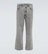 Our Legacy Third Cut Wide-leg Jeans In Superbleach Black Denim