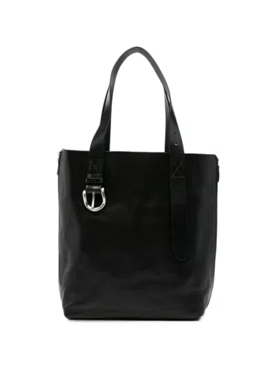 Our Legacy Throttle Leather Tote Bag In Pattern