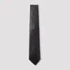 Our Legacy Textured Finish Tie Traditional Shape In Black