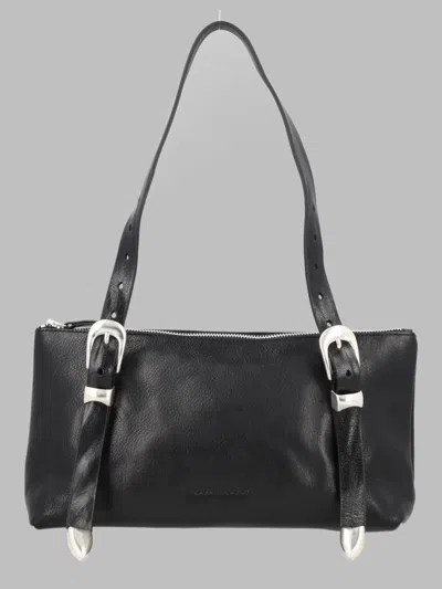 Our Legacy Tire Cowhide Shoulder Bag In Black