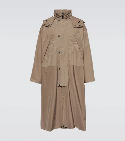 Our Legacy Tower Shell Parka In Taupe Grace Nylon