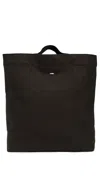 Our Legacy Towering Tote Dark Olive Ultra Canvas In Green