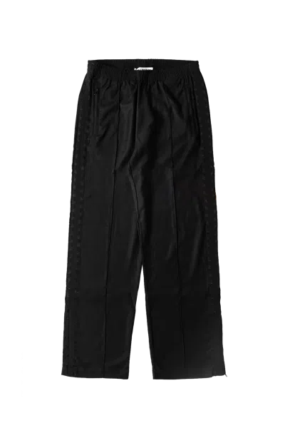 Our Legacy Track Pants With Side Band Black