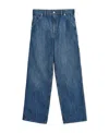 Our Legacy Trade Wide-leg Cotton Jeans In Blue