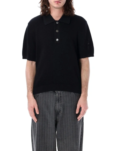 OUR LEGACY TRADITIONAL KNIT POLO SHIRT
