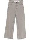 Our Legacy Women Treble Cut Jeans In Concrete Chain Twill