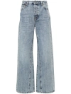 Our Legacy Women S Treble Cut Jeans Deadline Wash In Shadow Wash Denim