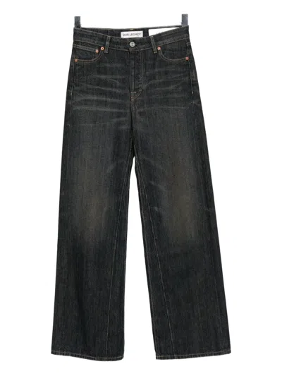 Our Legacy Treble Cut Jeans In Black