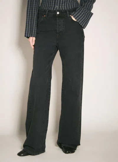 Our Legacy Treble Cut Jeans In Black