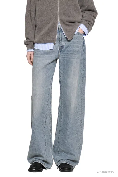 Our Legacy Treble Cut Jeans In Blue